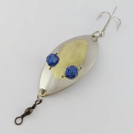 Hofschneider Red Eye Wiggler, 25g hopea/messinki, lusikkauistin #24287