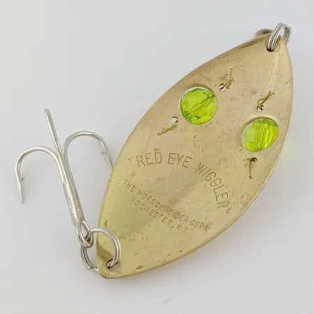 Hofschneider Red Eye Wiggler, kulta/vihreä, 25 g, lusikkauistin #24288