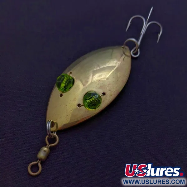 Hofschneider Red Eye Wiggler, kulta/vihreä, 25 g, lusikkauistin #24288