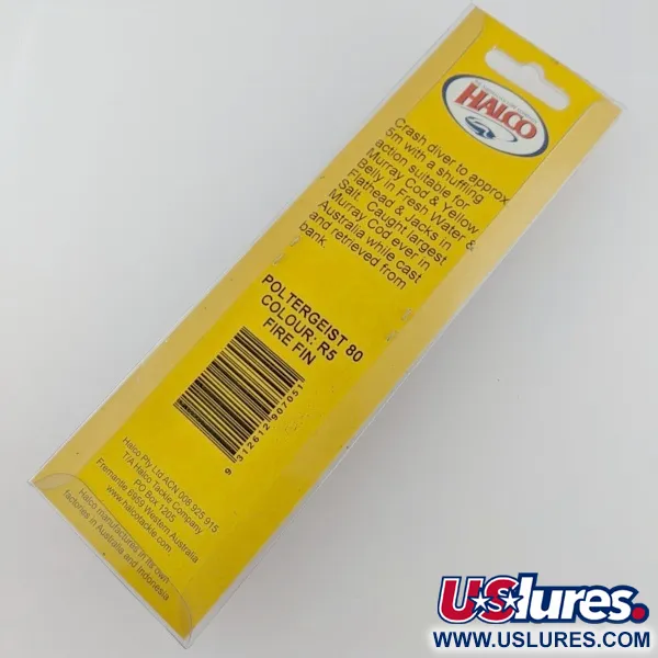 Halco Poltergeist 80, 17g, Fire Fin, syvännevaappu #24305