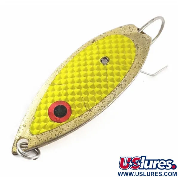 Captain Mike's Aqua Dream Weedless Aqua Dream, 12g, Kulta/Keltainen suomukuvio, Ruohosuojattu lusikkauistin #24317