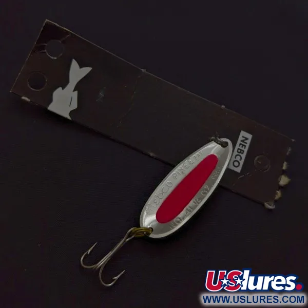 Nebco Pixee, 7g Nikkeli / punainen UV-hohto, Lusikkauistin #24353