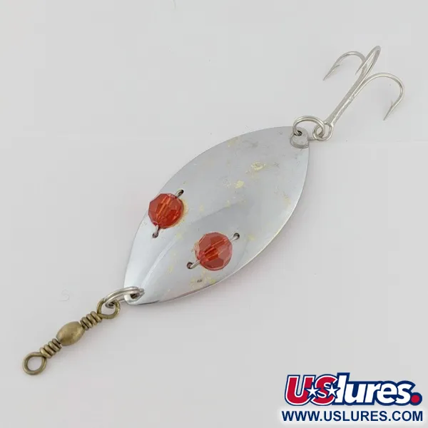 Hofschneider Red Eye Wiggler, 25g, hopea/messinki, lusikkauistin #24361