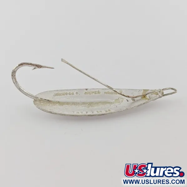 Johnson Silver Minnow Weedless, 9g, hopeoitu lusikkauistin #24376