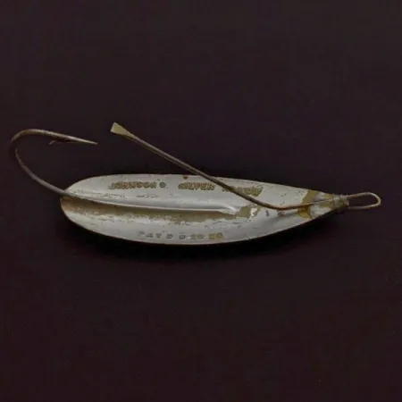 Johnson Silver Minnow Weedless, 9g, hopeoitu lusikkauistin #24376