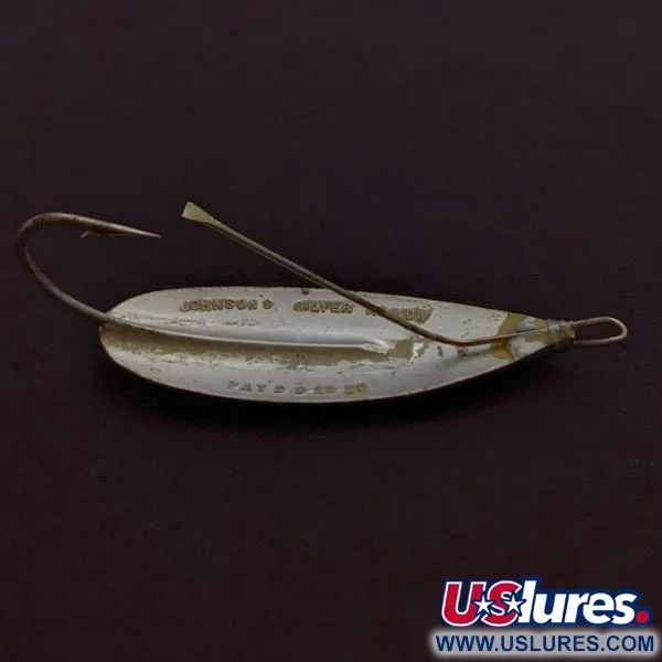 Johnson Silver Minnow Weedless, 9g, hopeoitu lusikkauistin #24376