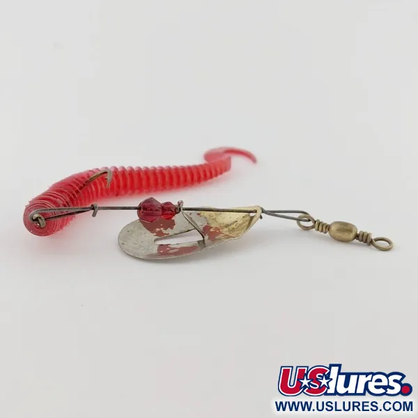 Pflueger June Bug №6, 7g nikkeli/punainen, lippauistin #24396