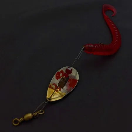 Pflueger June Bug №6, 7g nikkeli/punainen, lippauistin #24396