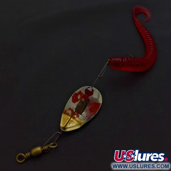 Pflueger June Bug №6, 7g nikkeli/punainen, lippauistin #24396