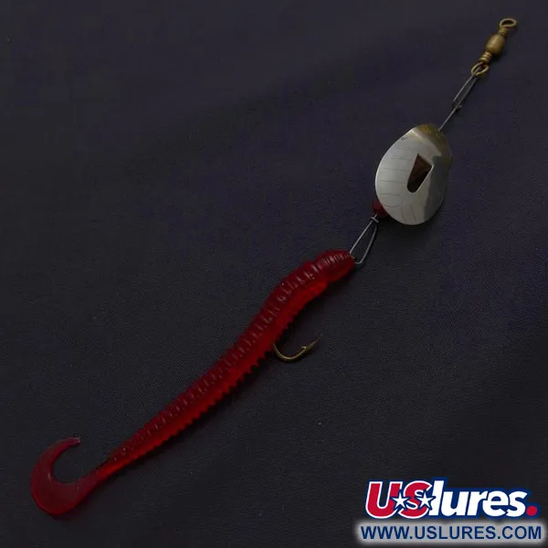 Pflueger June Bug №6, 7g nikkeli/punainen, lippauistin #24396