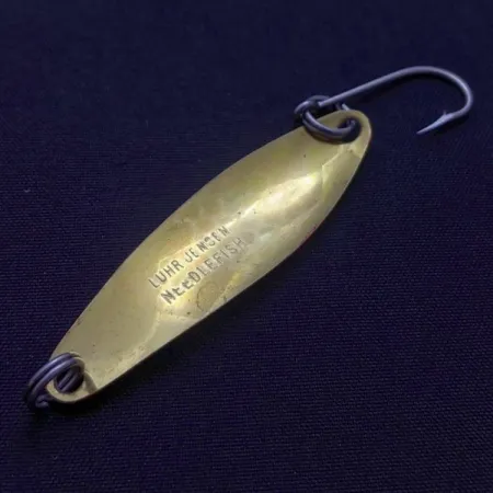 Luhr Jensen Needlefish 2, 3g, valkoinen/punainen/messinki, lusikkauistin #24417