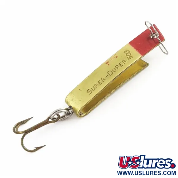 Luhr Jensen Super-Duper 503 Lusikkauistin, Gold Red, U-malli, #24435