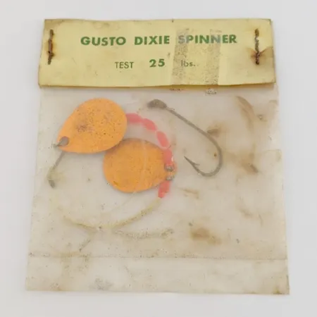 Gusto Dixie Spinner Lippa, Oranssi, 2g, Kaksoislehdet, #24485