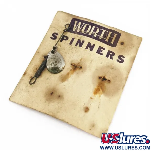 Worth Spinner #0 Lippa, Nikkeli, 0,5 g, Leimattu lehti, #24488