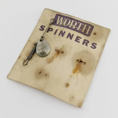 Worth Spinner #0 Lippa, Nikkeli, 0,5 g, Leimattu lehti, #24488