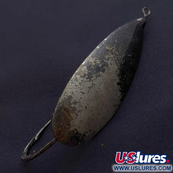 Johnson Silver Minnow Weedless, Musta, 21g, Ruohikkouistin, #24489