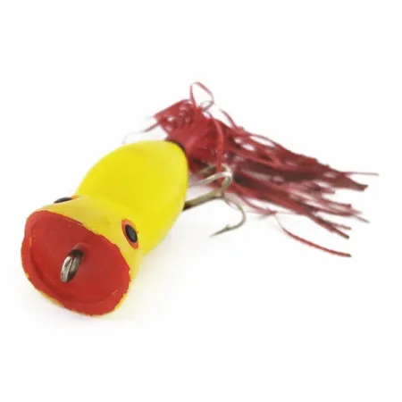 Atlantic Lures Paradise Popper Popperi, Yellow, 10g, Rubber Skirt, #24494