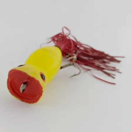 Atlantic Lures Paradise Popper Popperi, Yellow, 10g, Rubber Skirt, #24494