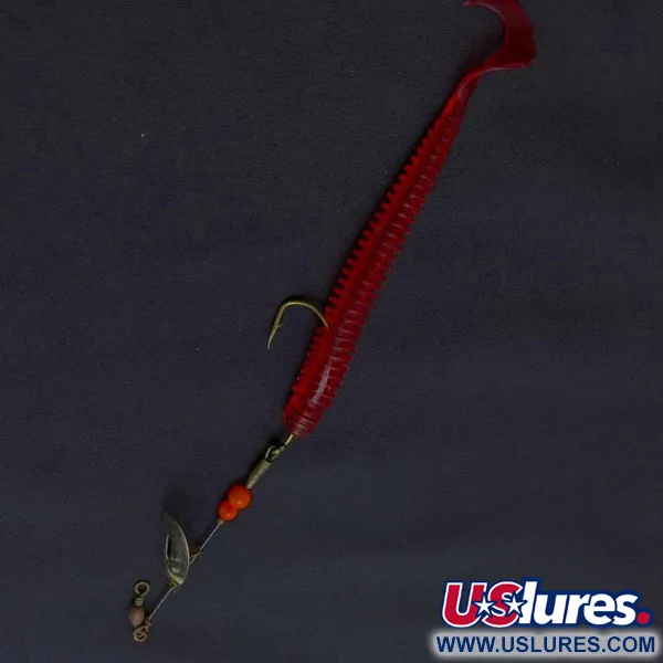 Pflueger June Bug №4 Lippa, Punainen/Nikkeli, 6 g, Offset-varsi, #24501