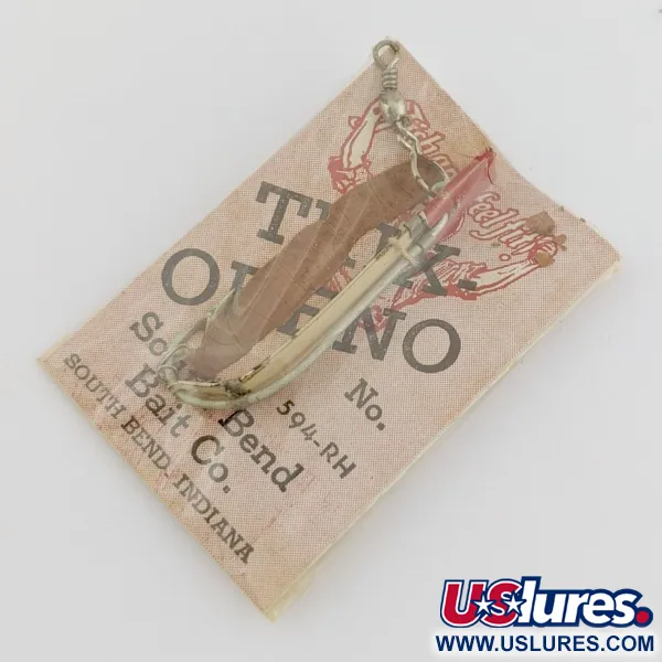 South Bend Trix-Oreno 594 Perhovapaviehe, Hopea/Punainen, 2 g, #24506