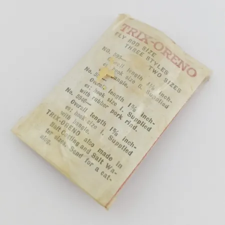 South Bend Trix-Oreno 594 Perhovapaviehe, Hopea/Punainen, 2 g, #24506