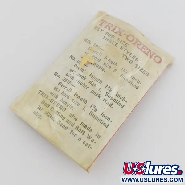 South Bend Trix-Oreno 594 Perhovapaviehe, Hopea/Punainen, 2 g, #24506