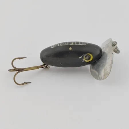 Arbogast Jitterbug Pintauistin, Musta, 4 g, Metallilippa, #24507