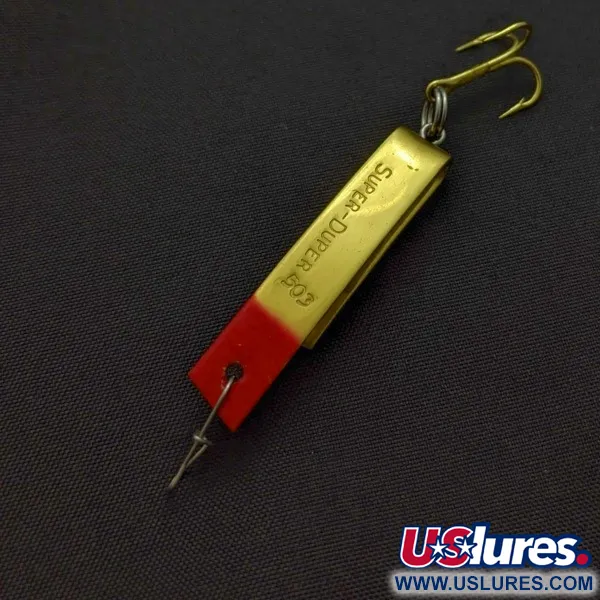Luhr Jensen Super-Duper 503 Viehe, Gold/Red, 4.3 g, U-Shape, #24546