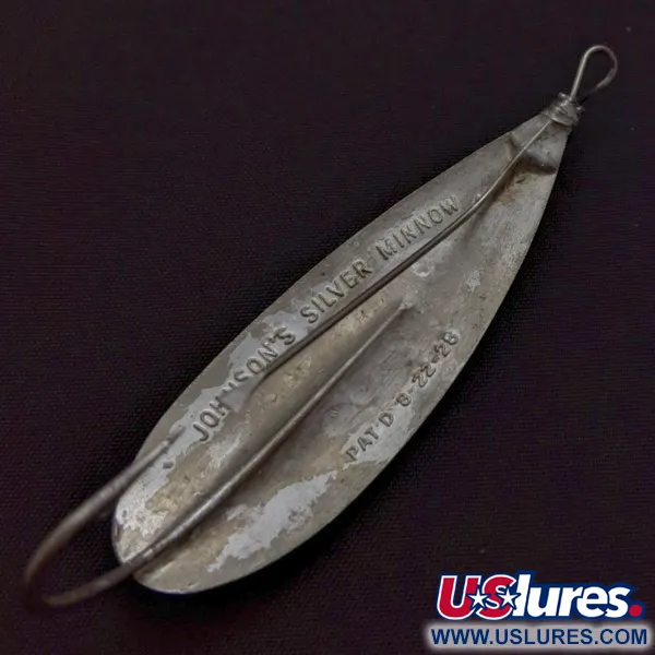 Johnson Silver Minnow Weedless Lusikka, Nikkeli, 12g, #24548