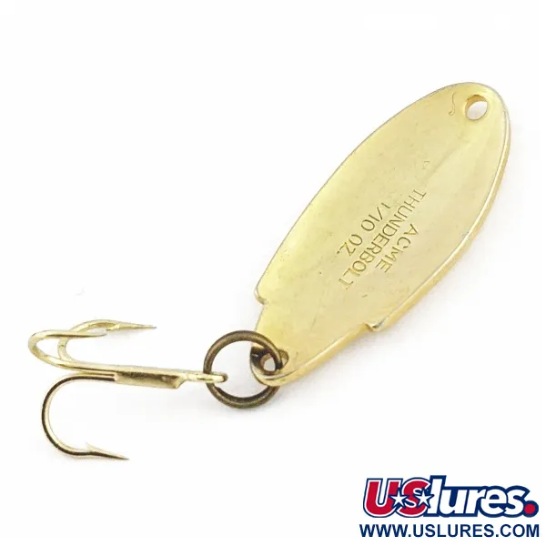 Acme Thunderbolt Lusikkauistin, Gold, 3.5g, Leimattu, #24557