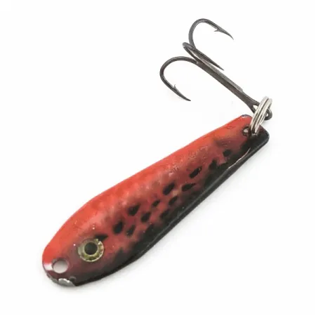 Renosky Bloody Jig Spoon, puna-musta, 12 g, suomukuvio, #24581