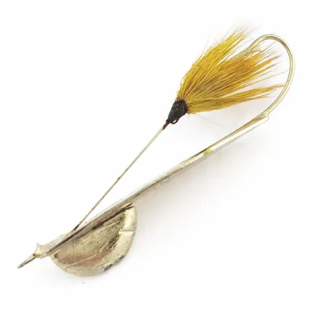 Marathon Weedless Spoon, Kulta, 6 g, Bucktail, #24597