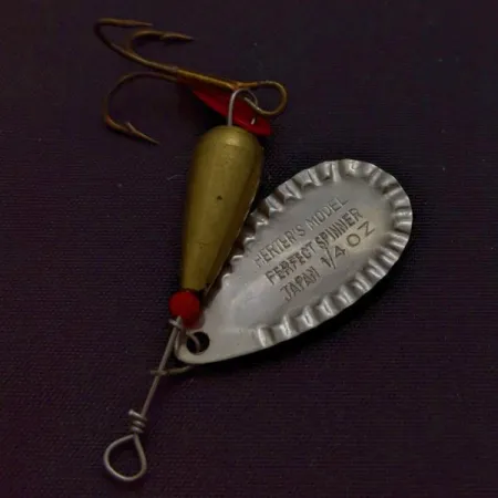 Herter's Perfect Spinner Lippa, Silver, 7g, Aaltoreunainen lehti, #24651