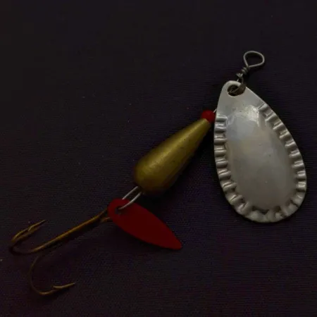 Herter's Perfect Spinner Lippa, Silver, 7g, Aaltoreunainen lehti, #24651