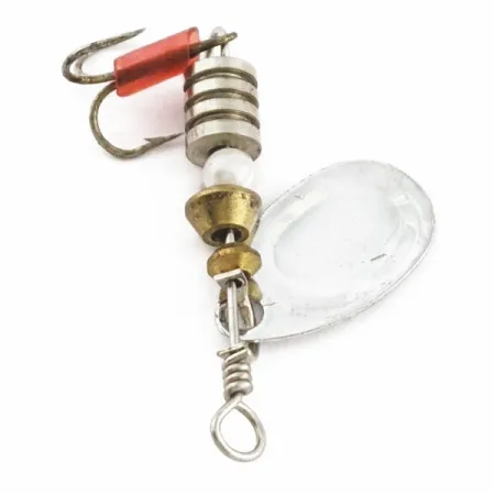 South Bend Spinner Lippa, Nikkeli, 2.7g, Punainen Letku, #24673