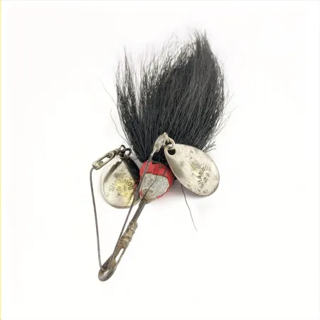 Jamison Shannon Twin Spinner, nikkeli, 14g, bucktail, #24708