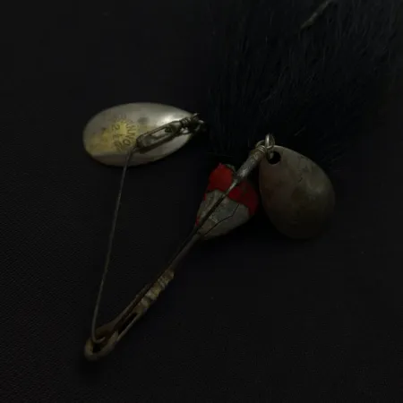Jamison Shannon Twin Spinner, nikkeli, 14g, bucktail, #24708