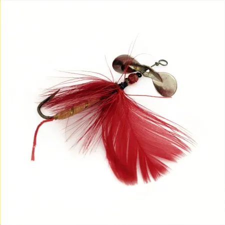 Pflueger Pilot Fly Spinner, Nikkeli/Punainen, 1.2 g, Vintage, #24804