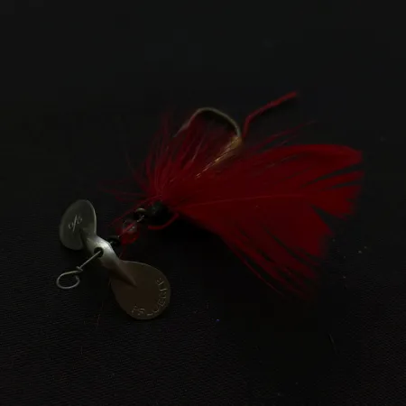 Pflueger Pilot Fly Spinner, Nikkeli/Punainen, 1.2 g, Vintage, #24804