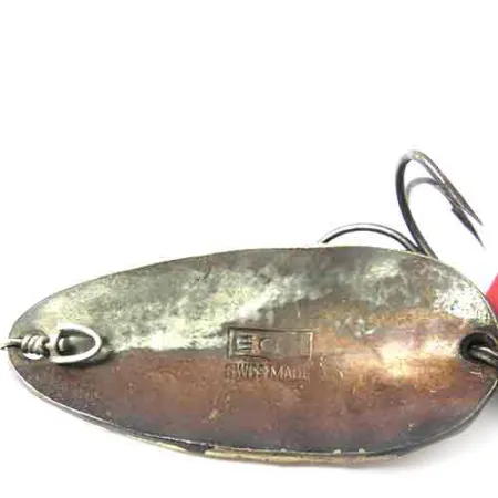 EGB Swiss made lusikka, Messinki / Ruskea, 9,5g, käsinlyöty, #0003