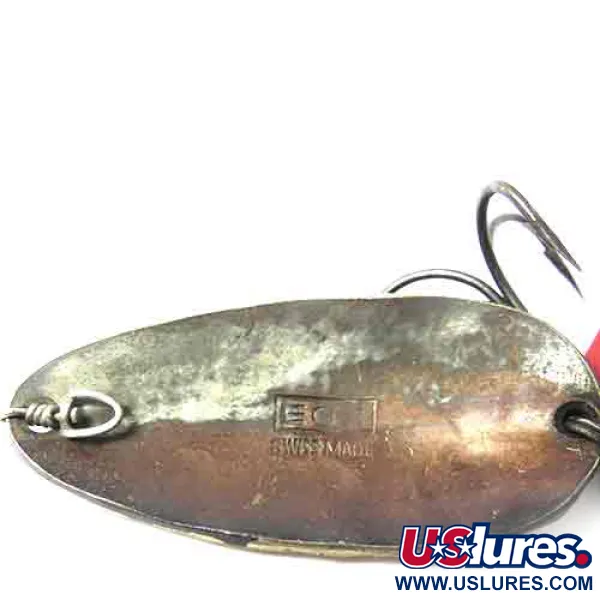 EGB Swiss made lusikka, Messinki / Ruskea, 9,5g, käsinlyöty, #0003