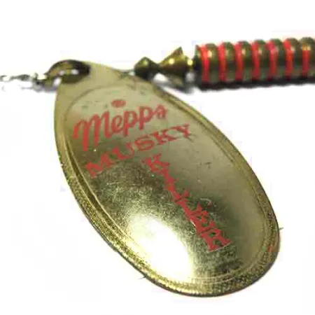 Mepps Aglia 5 Musky Killer Lippa, Messinki / Punainen, 16g, Bucktail, #0015