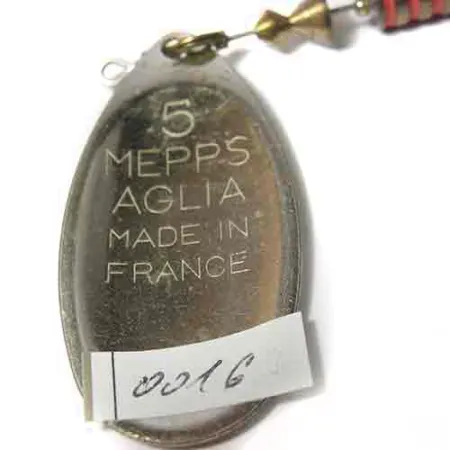 Mepps Aglia 5 Musky Killer Steel Lippa, Teräs/Messinki, 16g, #0016