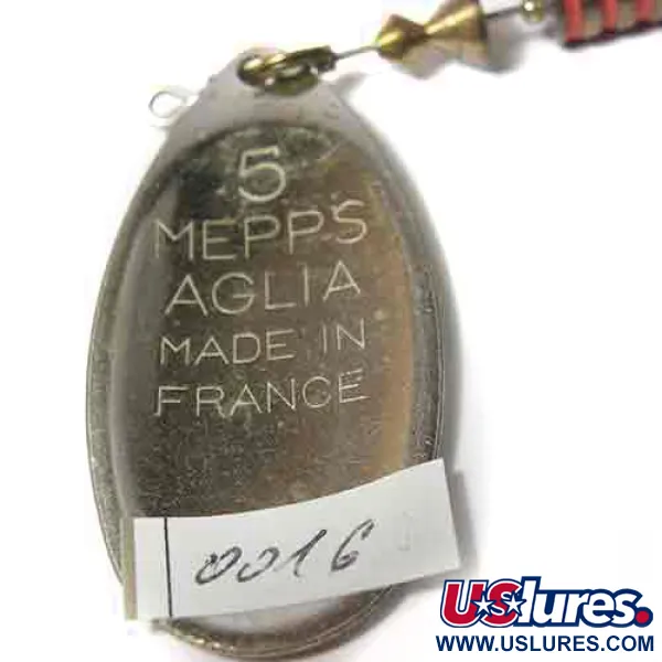 Mepps Aglia 5 Musky Killer Steel Lippa, Teräs/Messinki, 16g, #0016