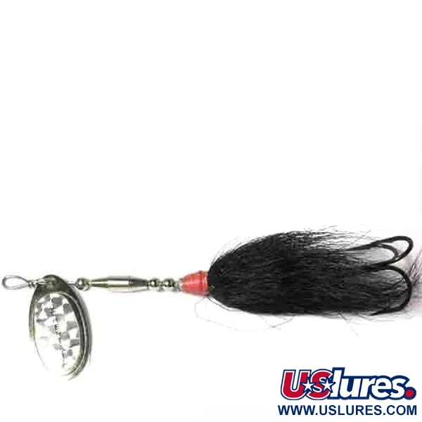 Buchertail 500 Lippa, Nikkeli/Musta/Hologrammi, 17g, Bucktail, #0017