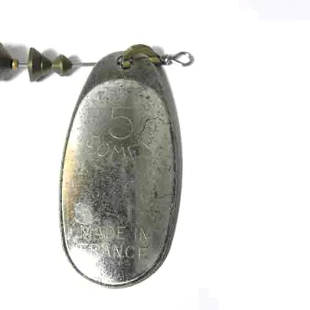 Mepps 5 Comet Mino Lippa, Harmaa / Teräs, 23g, Jigi-minnow, #0018