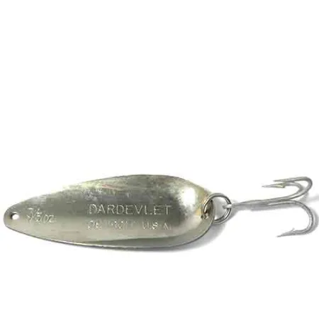 Eppinger Dardevlet Lusikka, Valkoinen / Musta, 22g, Paholaislogo, #0026