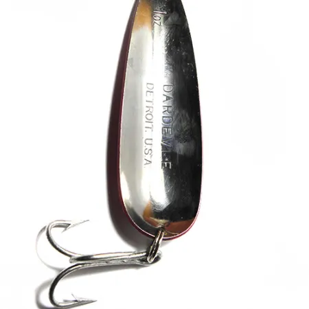 Eppinger Dardevle Lusikka, Puna-valkoinen, 28g, Detroit-leima, #0062