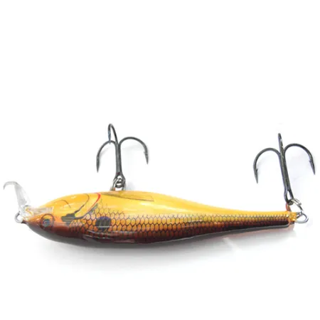 Rapala Shallow Shad Rap Vaappu, Ruskea / Keltainen JP, 11g, Balsa, #0082