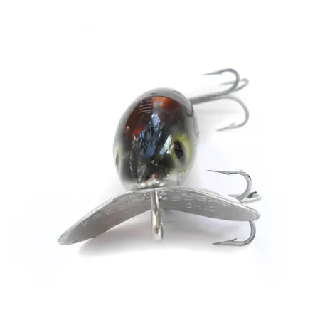 Fred Arbogast Jitterbug Pintaviehe, Black/Nickel/Pink, 7g, #0085